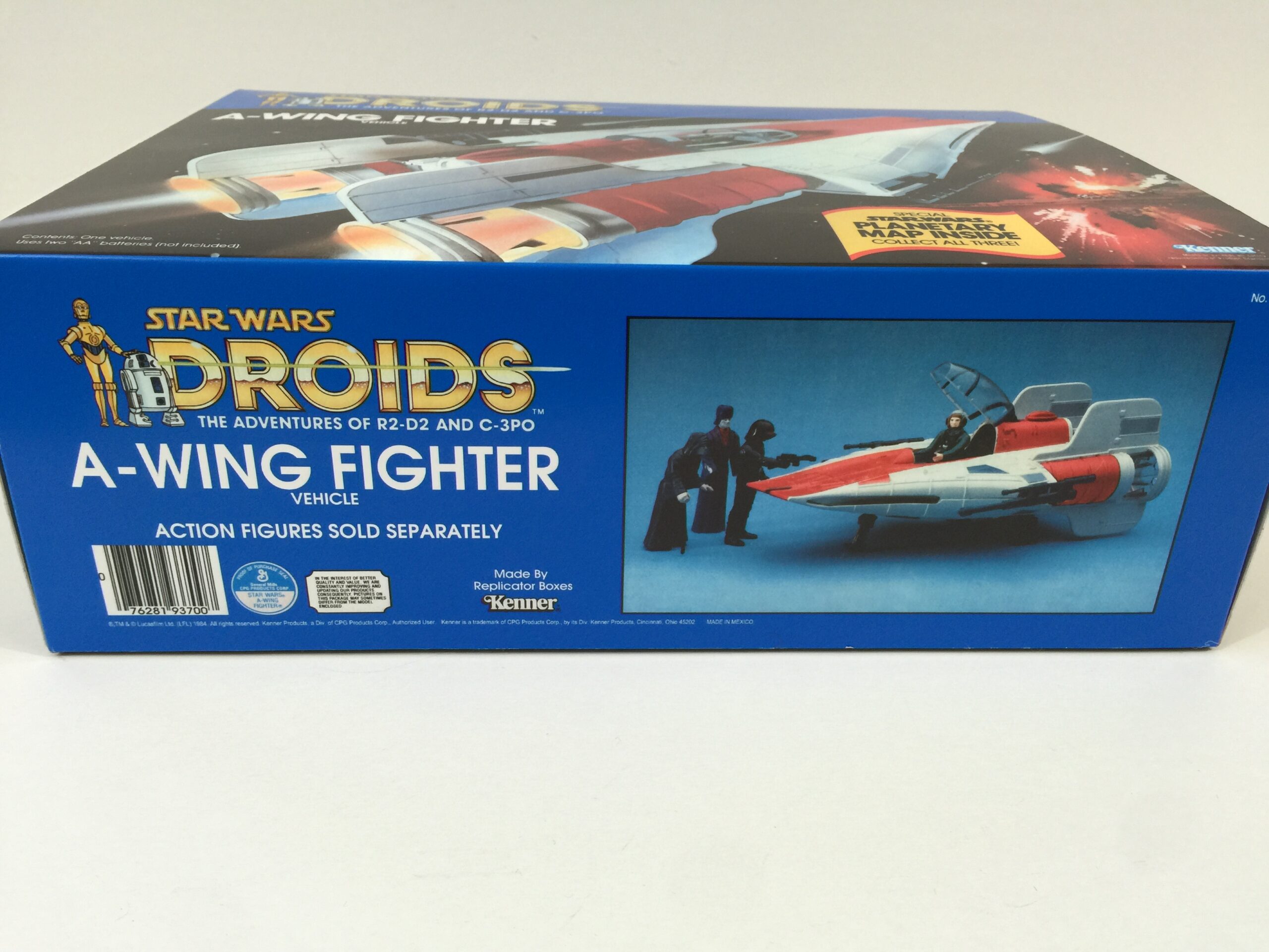 Replacement Vintage Star Wars Droids A-Wing box and inserts