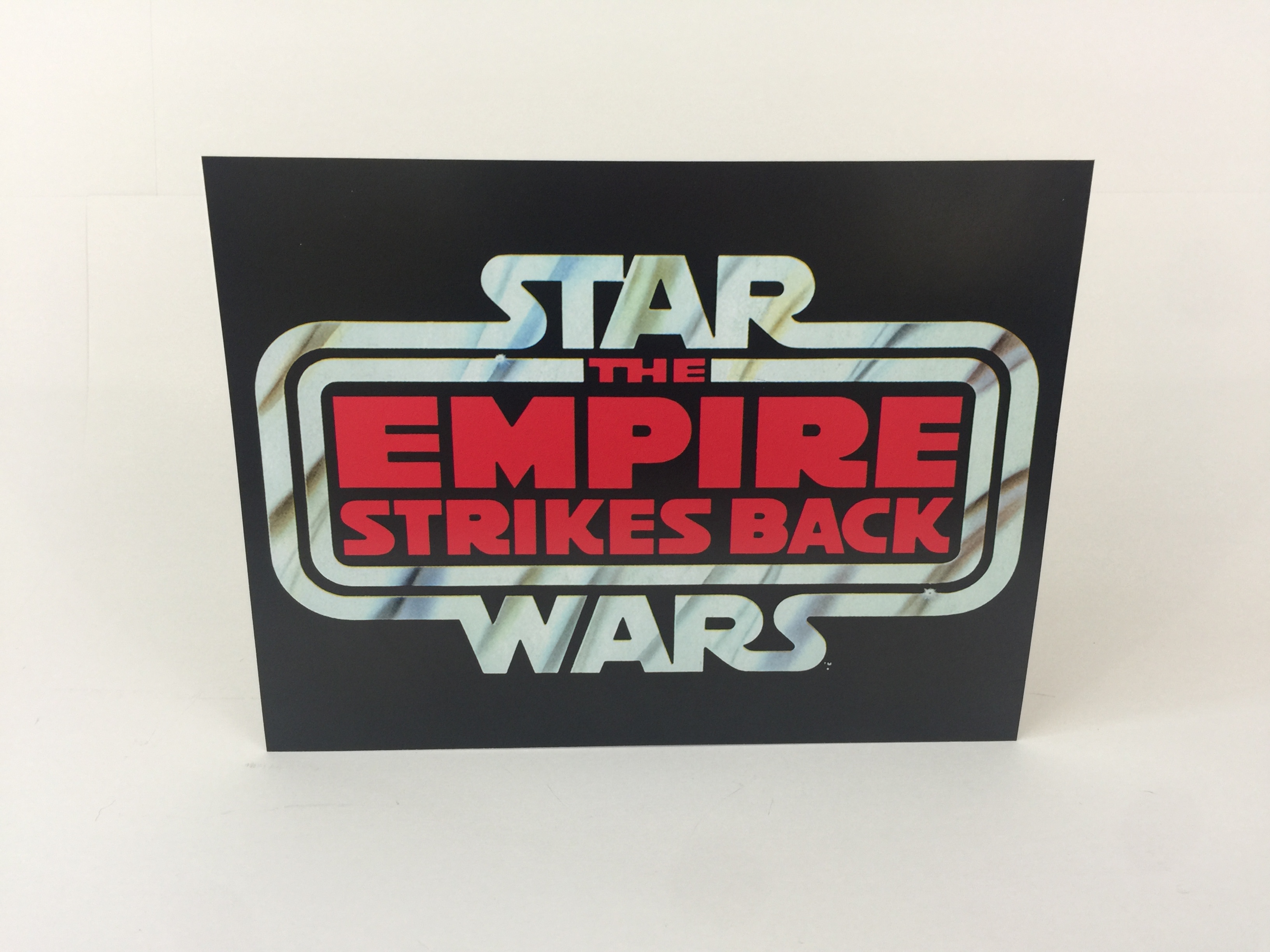 Vintage Star Wars The Empire Strikes Back Large logo 16