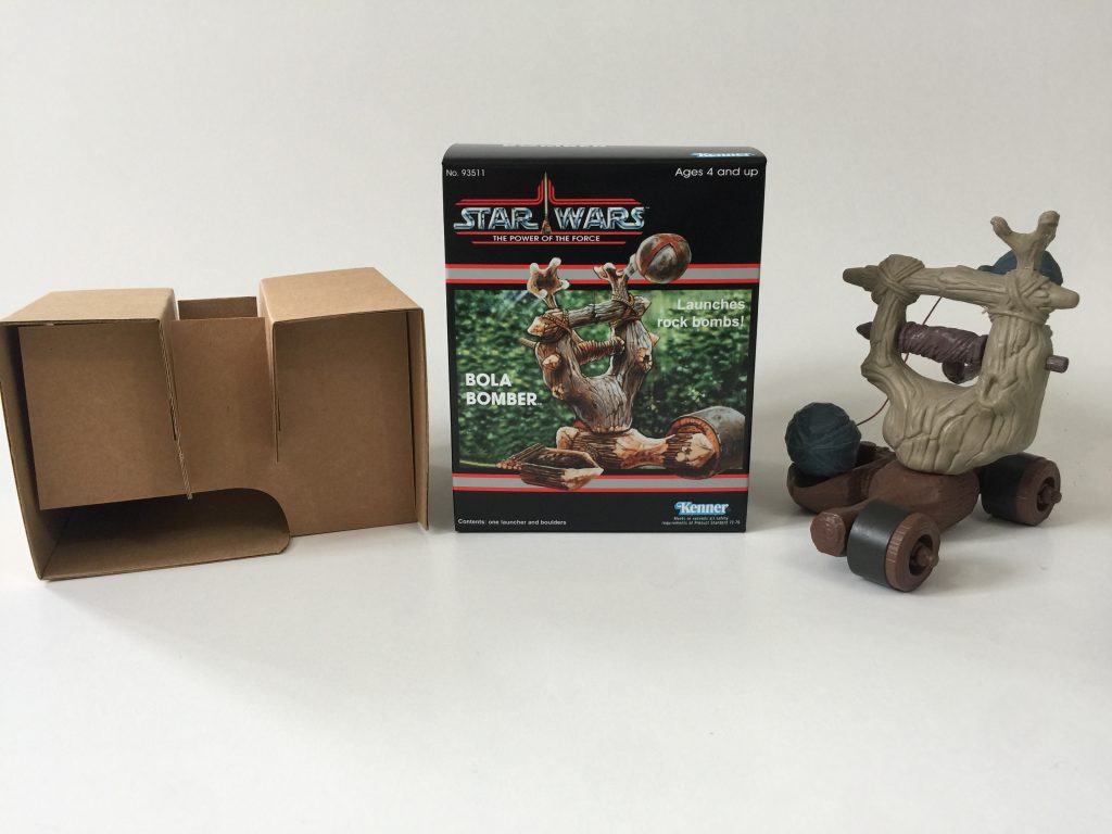 Custom Vintage Star Wars Power Of The Force Bola Bomber box and inserts ...